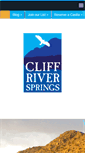 Mobile Screenshot of cliffriversprings.com